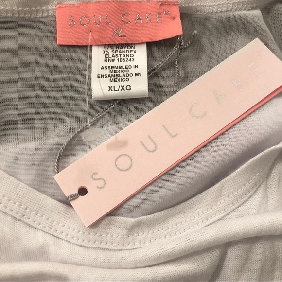 SOUL Cake sleeveless T-shirt/Tank Cover up. - Picture 3 of 5